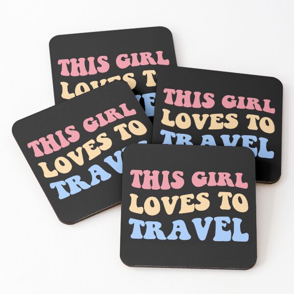 Item preview, This Girl Loves To Travel I designed and sold by Lemon Pepper.