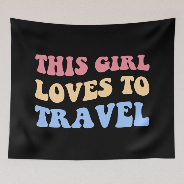 Item preview, This Girl Loves To Travel I designed and sold by Lemon Pepper.