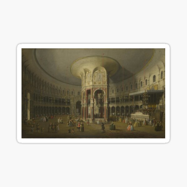 Item preview, London, Interior of the Rotunda at Ranelagh (1754) - Canaletto designed and sold by SALON DES ARTS.