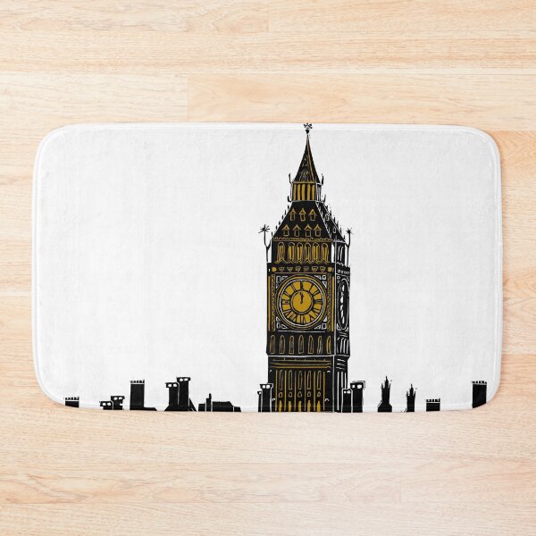 Item preview, Big Ben and rooftops of London Silhouette designed and sold by Maddy Bennett.