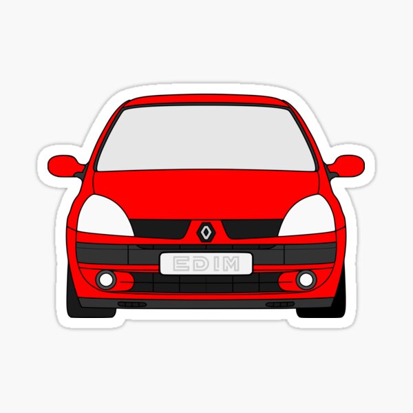 Liseret de Lame Clio 3 RS 2 Rouge 3 parties - STICK AUTO