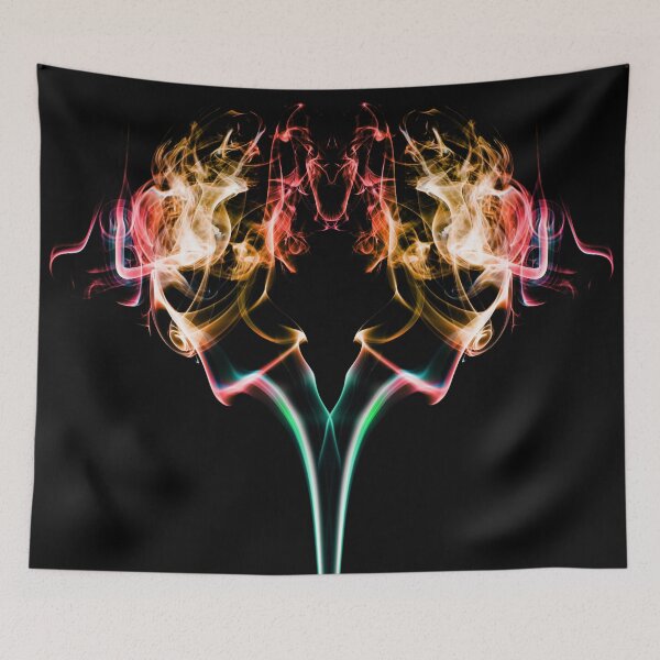 Item preview, Humo Arte Diseño abstracto Llama ardiente flora designed and sold by AvonPerception.