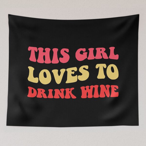 Item preview, This Girl Loves Wine I designed and sold by Lemon Pepper.