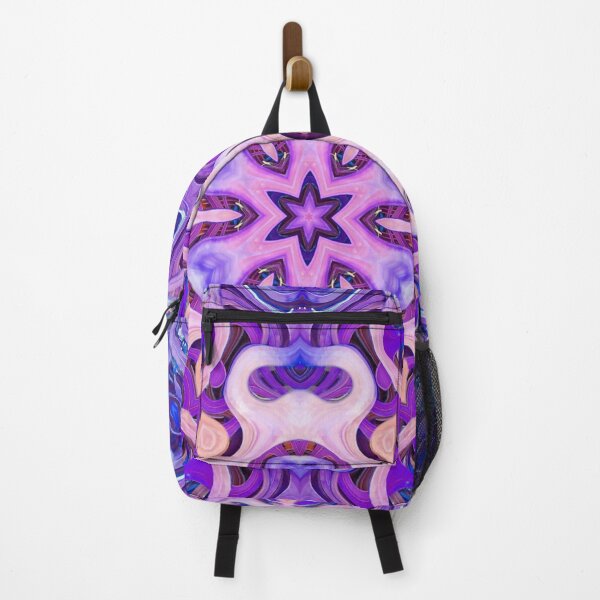 Item preview, Boho Vibes Abstract Mandala Maximalism Hippie Style Eclectic Mix of Pink Purple Blue Lilac 1 of 16 designed and sold by Beachy.