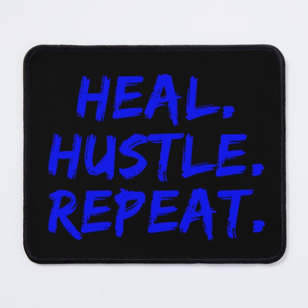 Item preview, Heal Hustle Repeat Blue designed and sold by livetogether.