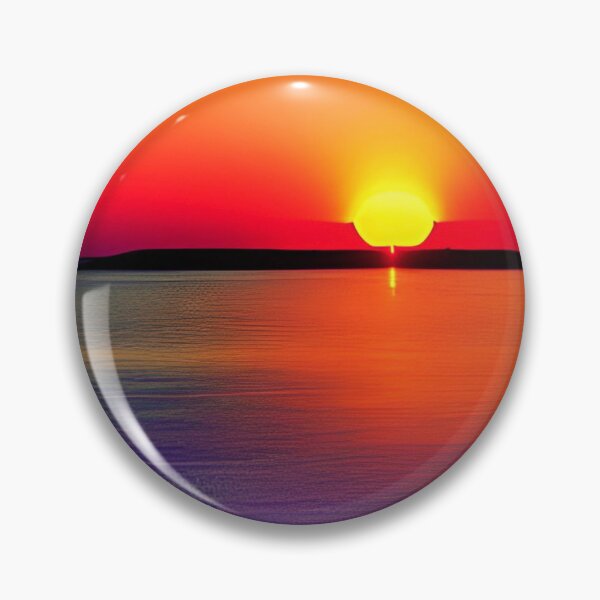 Item preview, RED HUED EVOCATIVE OCEAN SUNRISE designed and sold by sailorsam1805.
