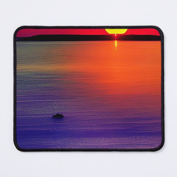 Item preview, RED HUED EVOCATIVE OCEAN SUNRISE designed and sold by sailorsam1805.