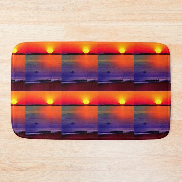 Item preview, RED HUED EVOCATIVE OCEAN SUNRISE designed and sold by sailorsam1805.