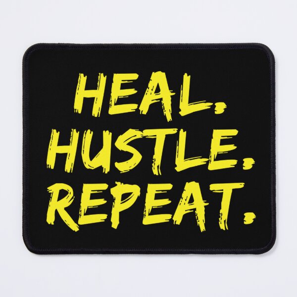 Item preview, Heal Hustle Repeat Yellow designed and sold by livetogether.