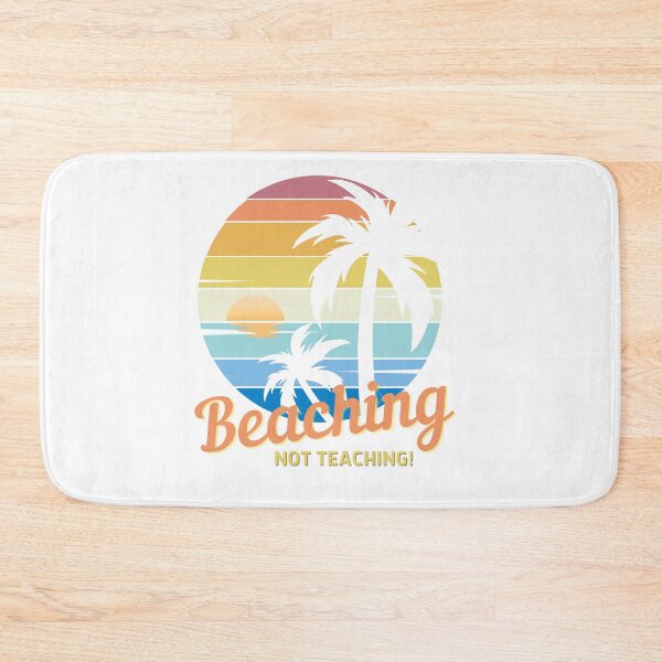 Item preview, Beaching Not Teaching - Vintage Tropical Sunset, Beach Love, Vacay Vibes designed and sold by Sun Sand & Sea Art.