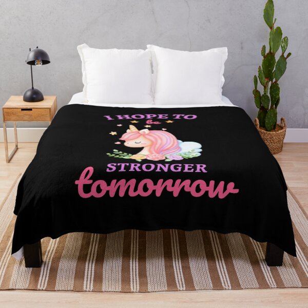 Item preview, I hope to be Stronger Tomorrow Unicorn designed and sold by Pixelish.