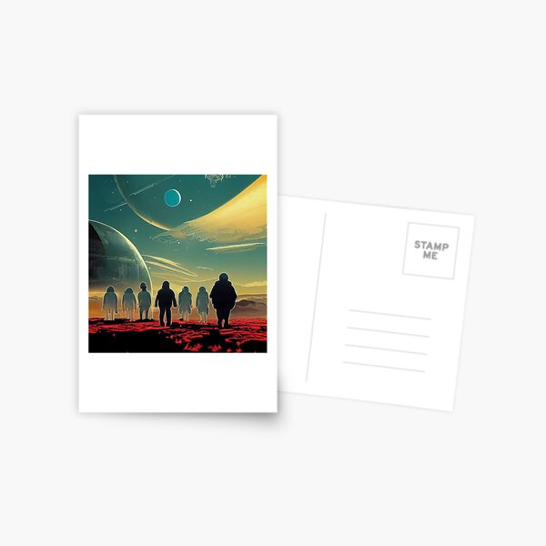 Brave the Known As Well Postcard