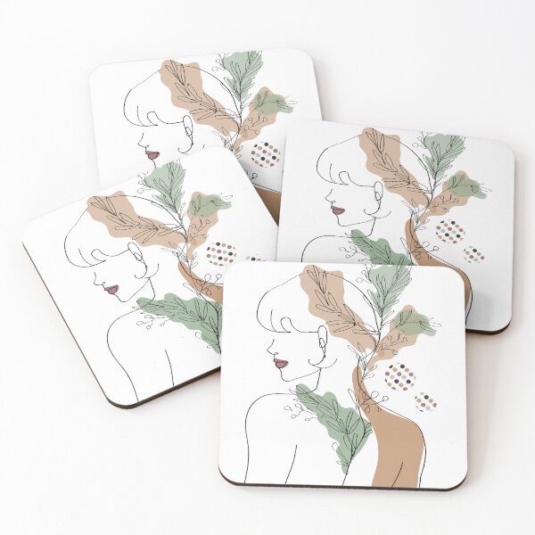 Item preview, Plant Women Line Art designed and sold by RUMI-ART-PLANET.