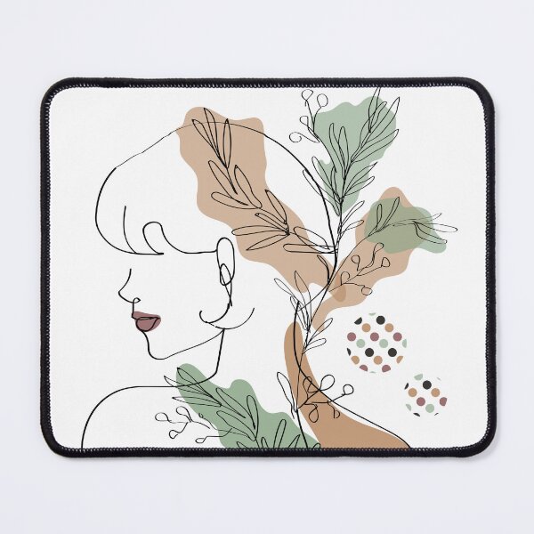 Item preview, Plant Women Line Art designed and sold by RUMI-ART-PLANET.