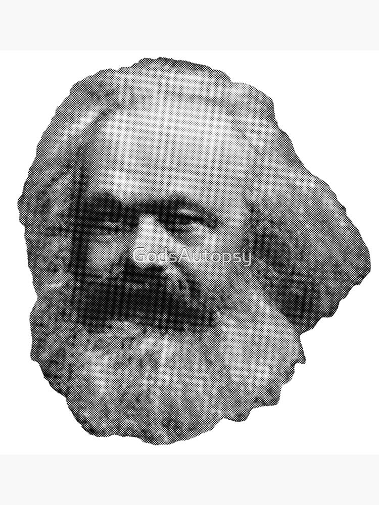 "Karl Marx Floating Head" Art Print for Sale by GodsAutopsy Redbubble