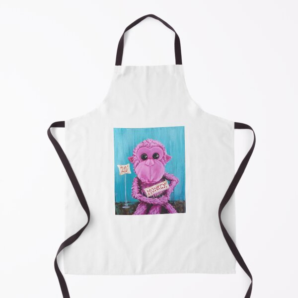 Item preview, Pink Fury Retro Monkey designed and sold by Benjamin Heffernan.