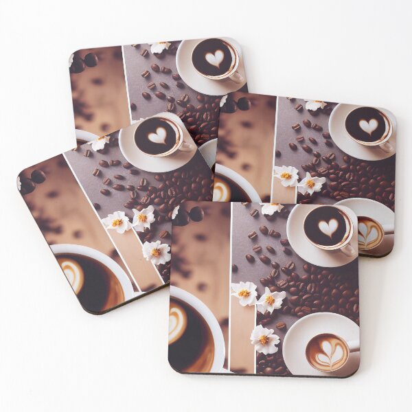 Item preview, coffee Picture for the kitchen Coffee cup with flowers designed and sold by Magicmindart.