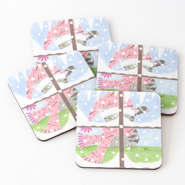 Item preview, Tabby cat looking out the window designed and sold by iCraftCafe.