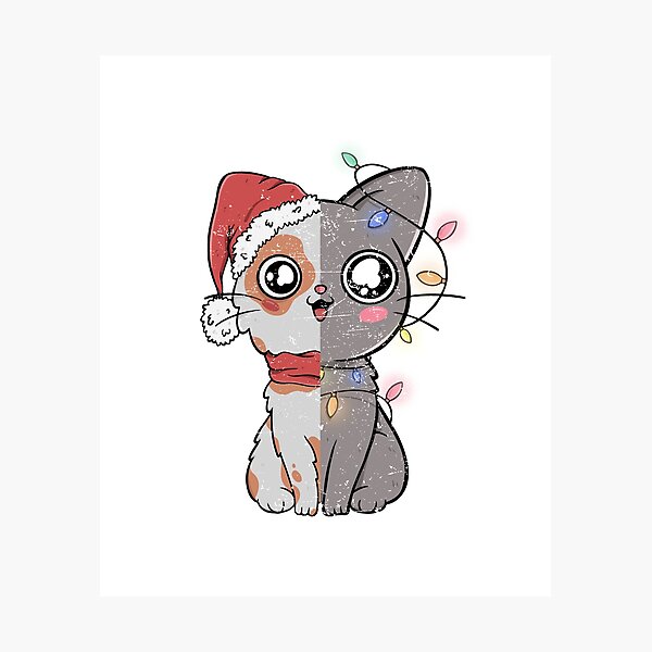 Item preview, Gato navideño, amante de los gatos. designed and sold by Rophooof.