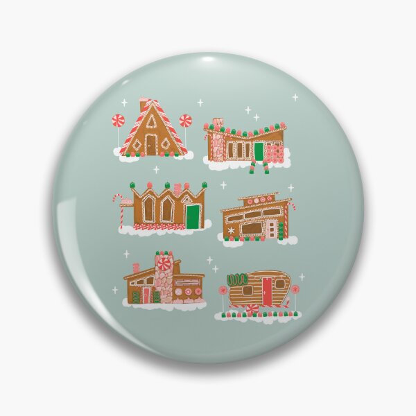 Item preview, Mid Century Modern Gingerbread Houses designed and sold by jenbucheli.