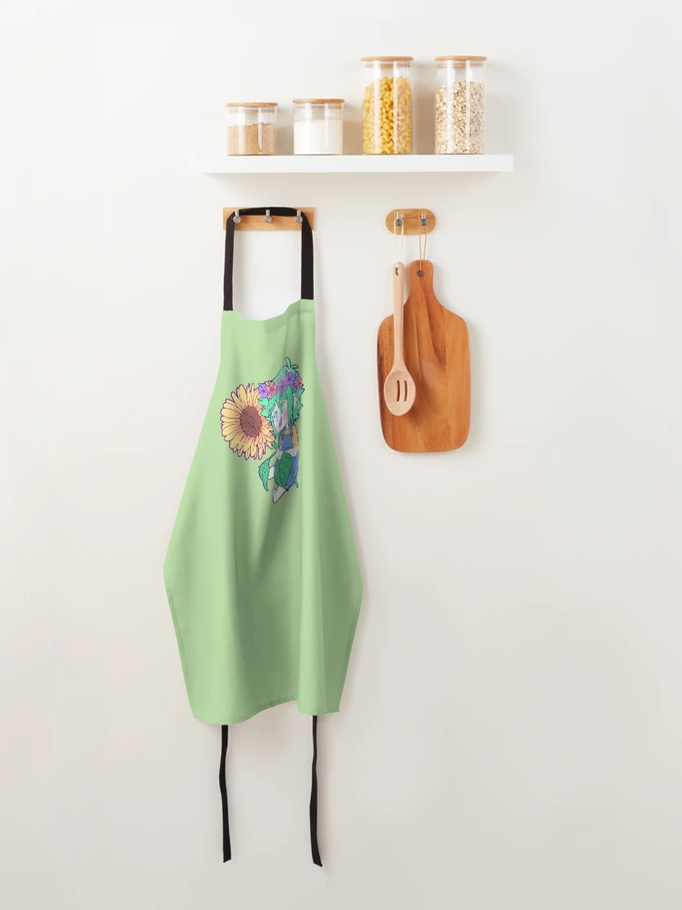 Thumbnail 4 of 6, Apron, Basil Sticker designed and sold by Arrietty-Rune.