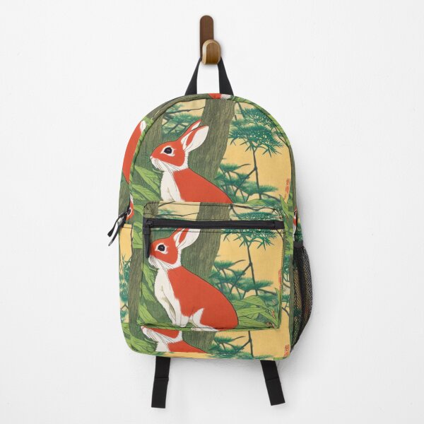 Item preview, Cottagecore Japanese Wild Mini Rex Rabbit in the Woods designed and sold by wigobun.