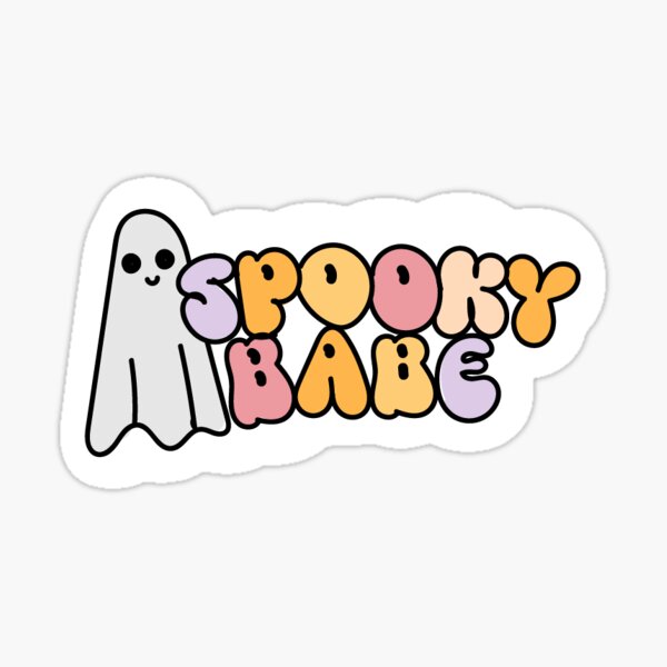 Spooky Babe | Retro Halloween | Halloween Vibes Sticker