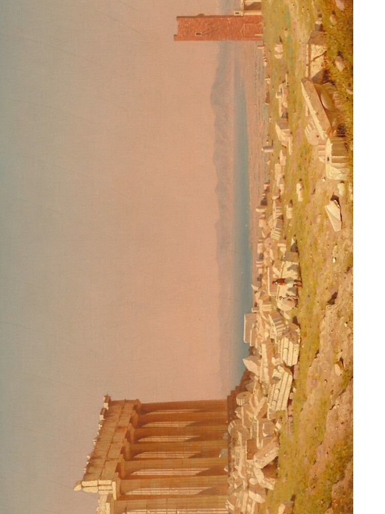 Ruins of the Parthenon Oil Painting by Sanford Robinson Gifford by podartist