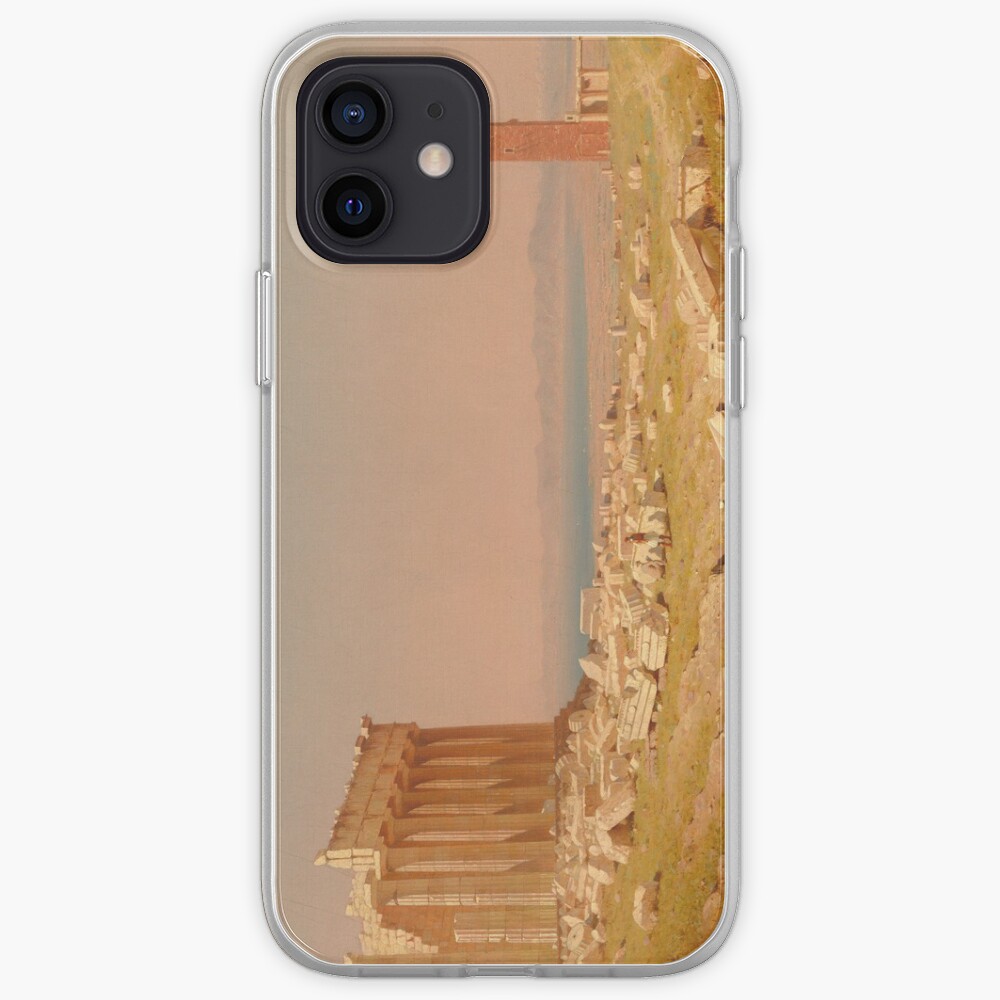 Ruins of the Parthenon Oil Painting by Sanford Robinson Gifford iPhone Case & Cover