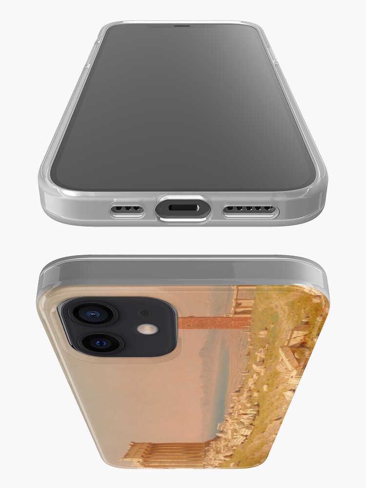 Alternate view of Ruins of the Parthenon Oil Painting by Sanford Robinson Gifford iPhone Case & Cover