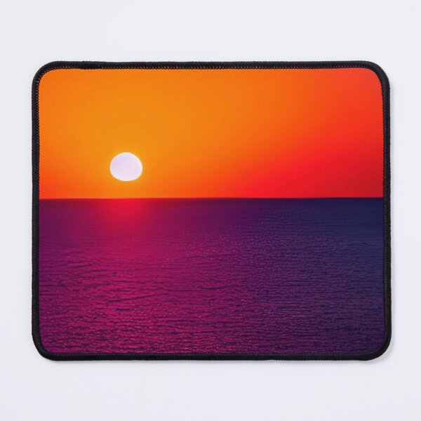 Item preview, RED AND PURPLE SUNSET OVER THE OCEAN  designed and sold by sailorsam1805.