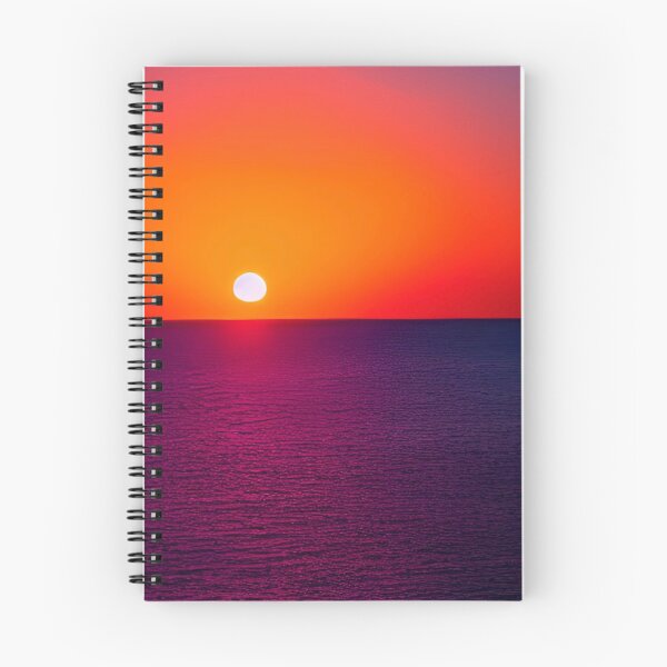 Item preview, RED AND PURPLE SUNSET OVER THE OCEAN  designed and sold by sailorsam1805.