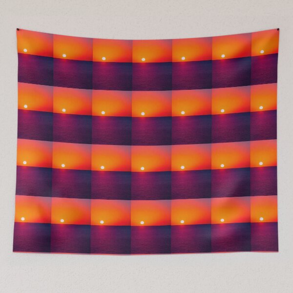 Item preview, RED AND PURPLE SUNSET OVER THE OCEAN  designed and sold by sailorsam1805.