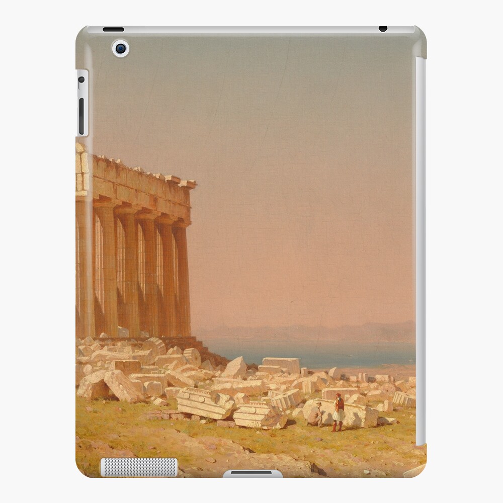 Ruins of the Parthenon Oil Painting by Sanford Robinson Gifford iPad Case & Skin