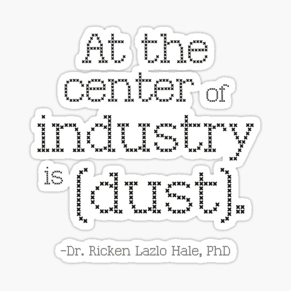 Artikel-Vorschau von Industrie ist Staub, Zitat aus The You You Are, designt und verkauft von shminoa.