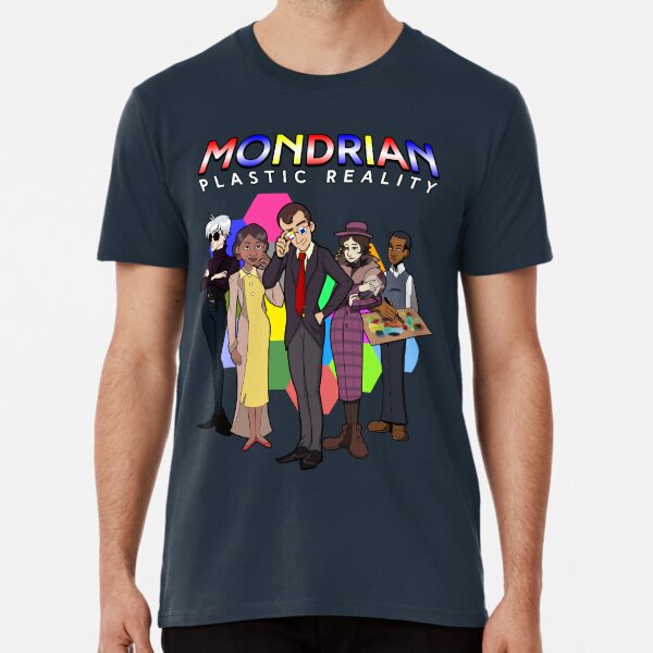 Mondrian - Plastic Reality Cast Premium T-Shirt