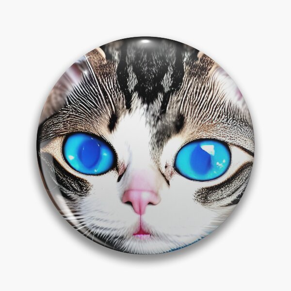 Aperçu de l'œuvre Chat aux yeux bleus créée et vendue par sermskr.