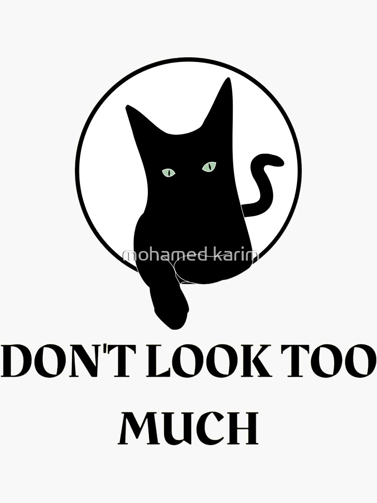 Angry Black Cat Sticker For Sale By Mohamedkaarem77 Redbubble 