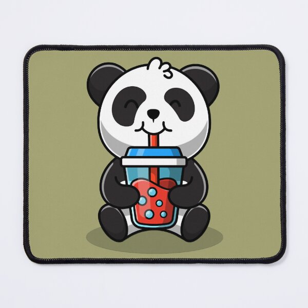 Item preview, Soot Sprite Boba Tea Panda designed and sold by dragonnwages.