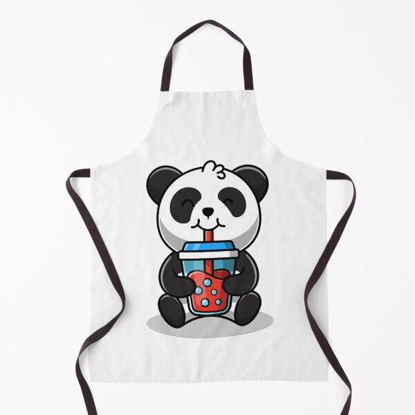 Item preview, Soot Sprite Boba Tea Panda designed and sold by dragonnwages.