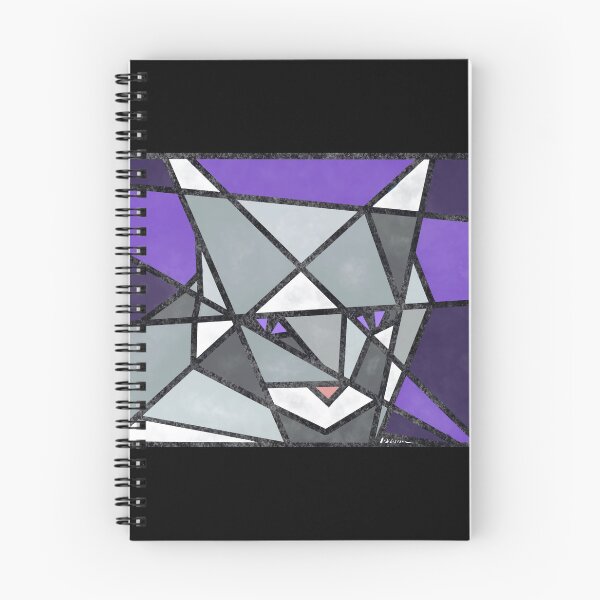 Item preview, Gato gris vitral designed and sold by Debbie Youll.