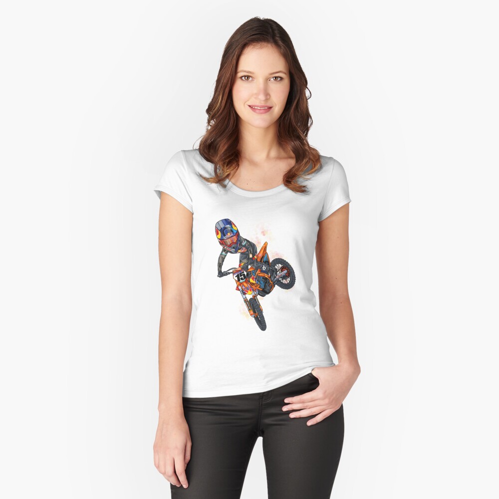 Item preview, Fitted Scoop T-Shirt designed and sold by TheArtWarehouse.