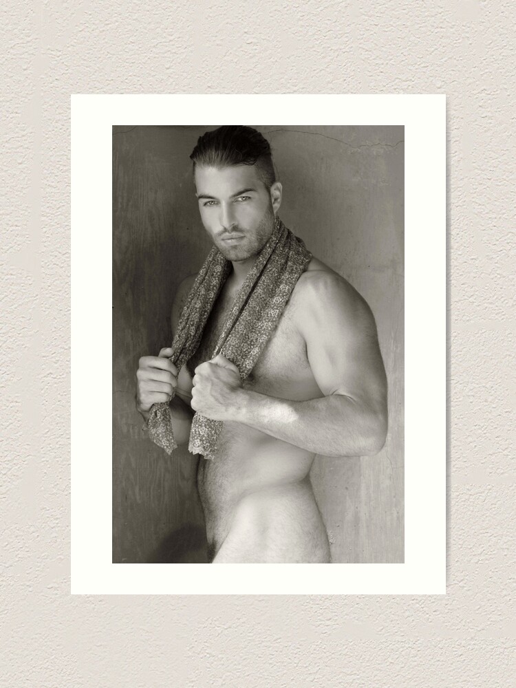 Alternate view of Hunk of the Month Art Print