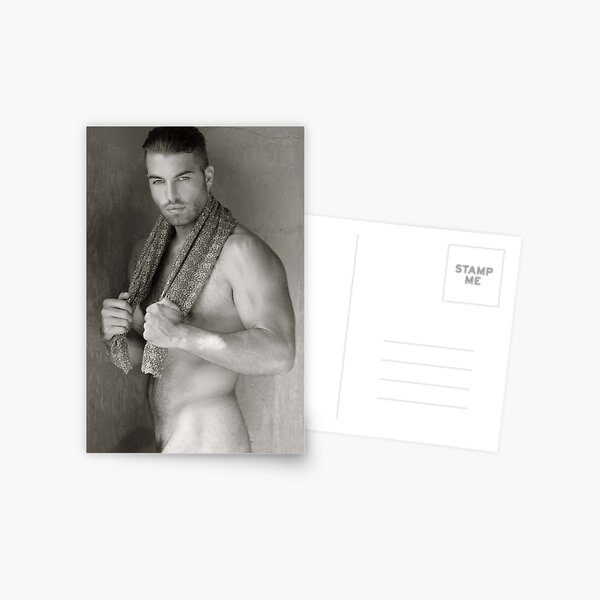 Hunk of the Month Postcard
