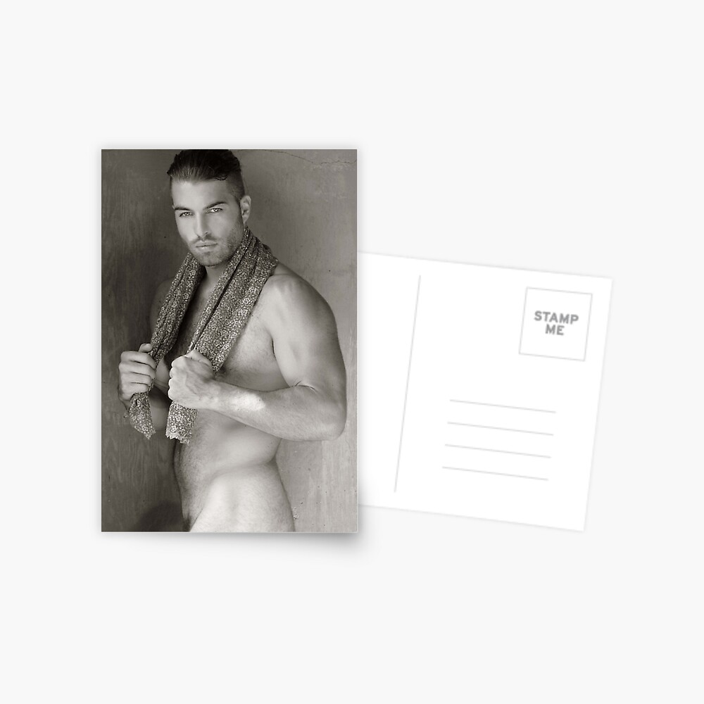 Hunk of the Month Postcard