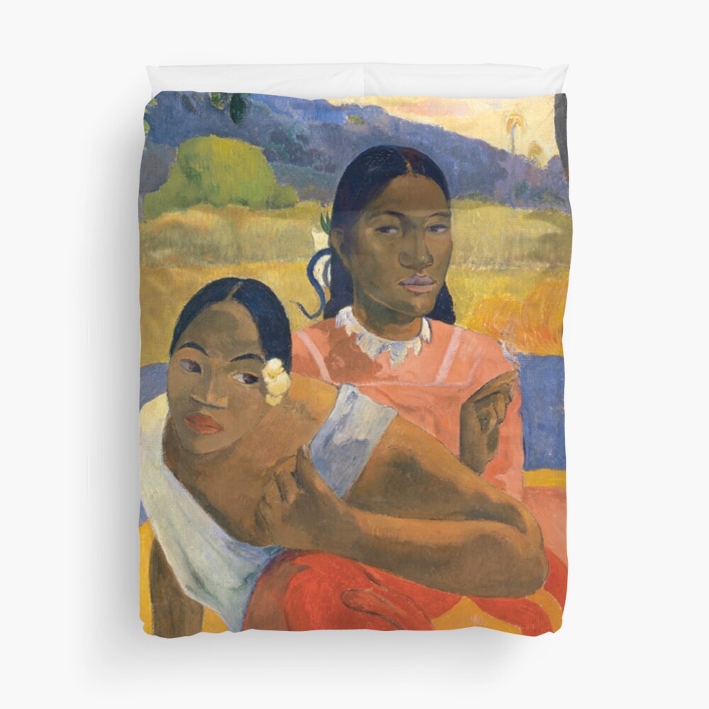 Affordable Art $300,000,000 When Will You Marry by Paul Gauguin Duvet Cover