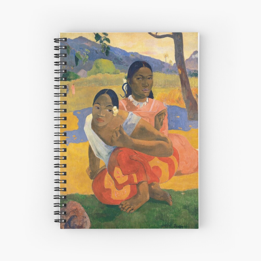 Affordable Art $300,000,000 When Will You Marry by Paul Gauguin Spiral Notebook