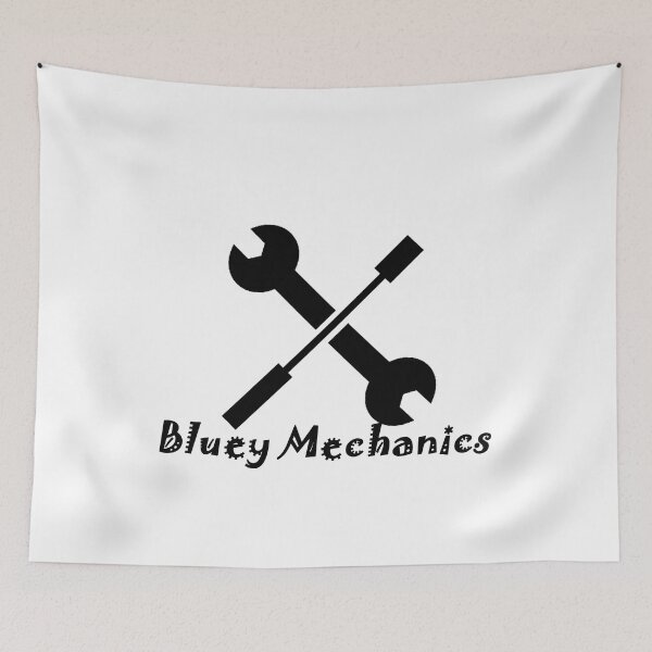 Item preview, Bluey Mechanics Stickers designed and sold by wiam93.