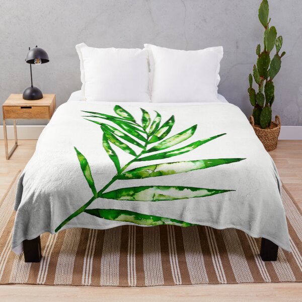 Item preview, Ink fern leaf in green designed and sold by Leela's House.