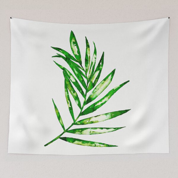 Item preview, Ink fern leaf in green designed and sold by Leela's House.